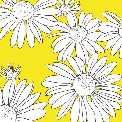 Lunch servetten Peggy yellow - PPD - 33x33 cm