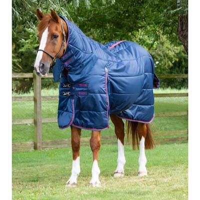 Paardenstaldeken met halsbedekking Premier Equine 200 g
