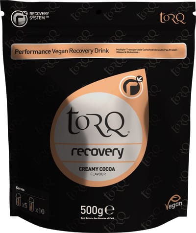 TORQ Vegan Recovery Drink Creamy Cocoa 500 gram Pouch (Pea Proteine)