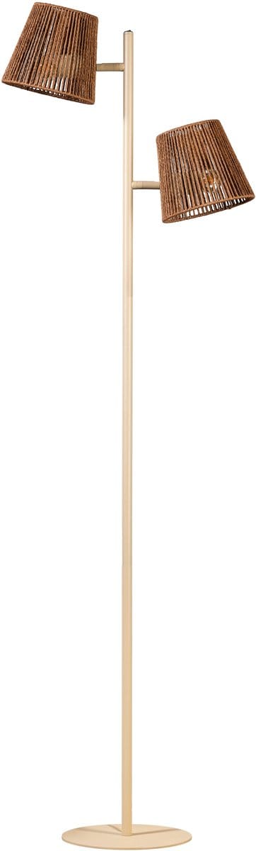 ETH Daan Vloerlamp 2xE27 zand