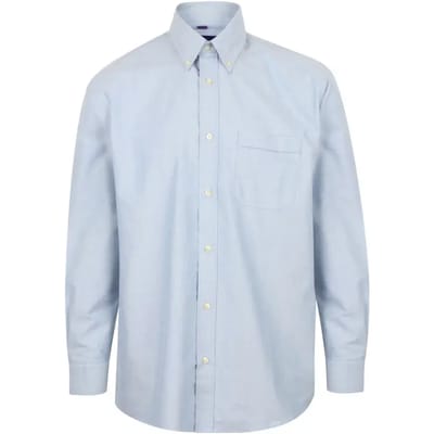 Shirt met lange mouwen Henbury Classic Oxford