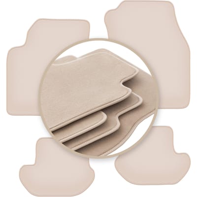 PREMIUM beige matten voor: Ford Ka MK1 hatchback 1998-2006