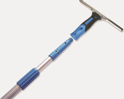 Lewi professionele Telescoopsteel 4 meter (4x100 cm) 4 segmenten Aluminium met Conische adapter