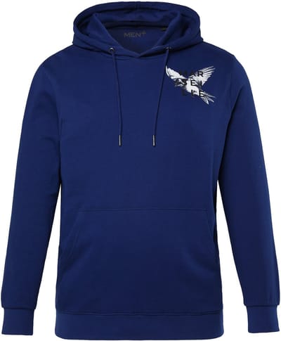 Men Plus - Heren - Hoodie capuchonsweater - Nachtblauw - Maat 3XL