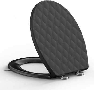 Ovale Toiletbril met Softclose en Snelsluiting voor Eenvoudige Montage