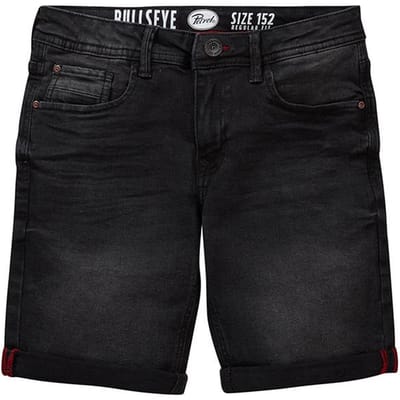 Petrol Industries -maat 170- Jongens Bullseye denim short - Zwart