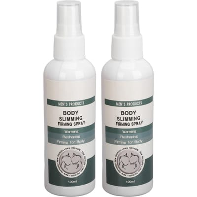 2 stuks Lichaamsslankmakende Verstevigende Spray Spierverstrakking Huidversteviging Verstrakkend Lichaamsvormende Spray 100ml white