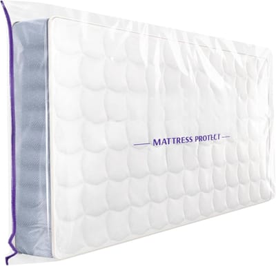 PromoHome Matrashoes 90x200cm voor Verplaatsen en Opslag - Stevige Beschermhoes met Ritssluiting voor Matrassen - Waterdicht en Herbruikbaar