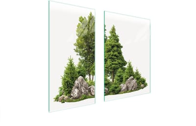 TMK ArtDeko Serie - Snijplank - 75x52 cm - Glas - Kleurrijk
