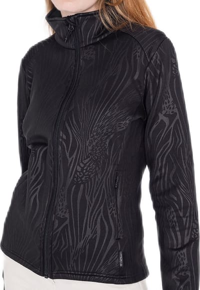 Func Factory dames Technische Fleece Jasje Jade zwart maat 40