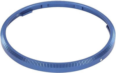 Decoratieve Blauw Metalen Ring Cap voor RICOH GR III Camera - Vervangt GN-1, Geschikt voor Fotografie en Videografie