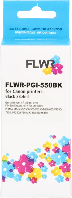FLWR - Cartridges / Canon PGI-550XL / zwart / Geschikt voor Canon