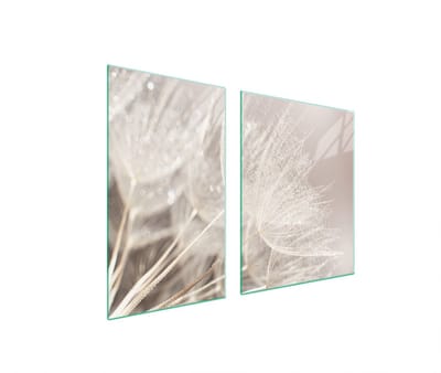 TMK ArtDeko - Snijplank - Kleurig Bloemmotief - 100x52 cm - Glas