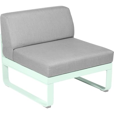 Fermob BELLEVIE Zitbank Module Midden - A7 gletsjermunt - 79 Flanelgrijs