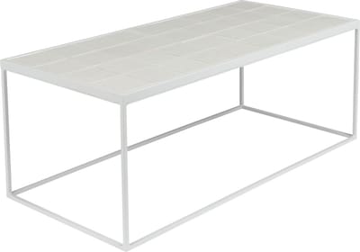 Zuiver Glazed Salontafel 93x42,5 cm Wit