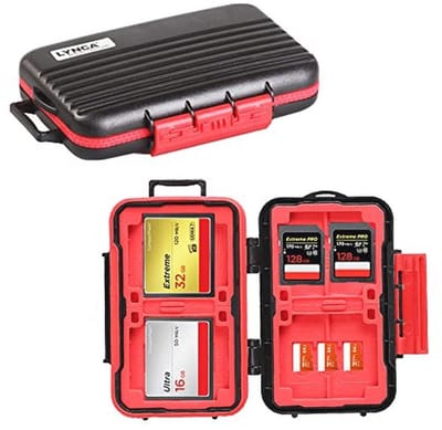 24 slots Geheugenkaart Case – Waterdicht & Schokbestendig voor SD, CF en Micro SD Kaarten