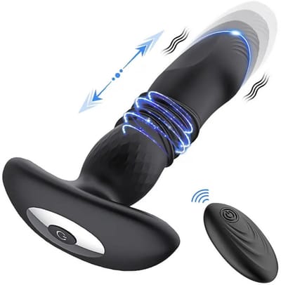 Livano Buttplug Set - Sex Toys voor Koppels - Mannen - Vrouwen - Anaal - Elektrisch - Zwart