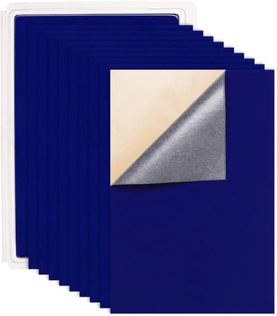 Dailygoods- Kleefvilt A4-vel 20 x 30 cm - Fluweel - Zelfklevend - Duurzaam - Waterbestendig - Ideaal voor kunst en handwerk - Zelfklevend Materiaal