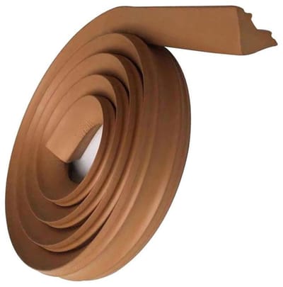 Flexibele Profielstrip - Zelfklevende Randafwerking - Huis Decoratie - Waterdicht PVC Materiaal - 30 voet Lengte - Bruin