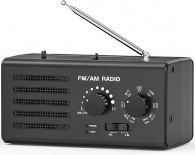 Draagbare FM/AM Radio met Krachtige Ontvangst en Heldere Geluidskwaliteit