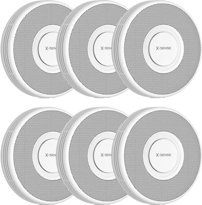 X-Sense XS0B-MR Slimme voice rookmelder met WiFi 6-pack - Link+ Pro - Gesproken meldingen - Draadloos RF koppelbaar - Brandalarm