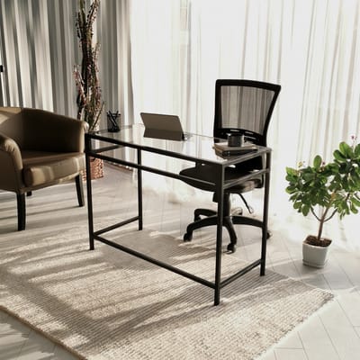 Asir Bureau - Zwart - 100 x 75 x 45 cm