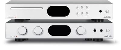 Audiolab 7000A met 7000CDT Hifi Stereo Set – Versterker Audio – CD Speler – 2x 110 W – met DAC & Phono – Voor CD, TV (HDMI ARC) & Streaming – Zilver
