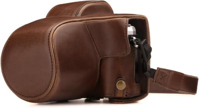 Camera Tas - Beschermhoes Camera - Foto's Maken - Volledige Bescherming - Compact Formaat - Bruin
