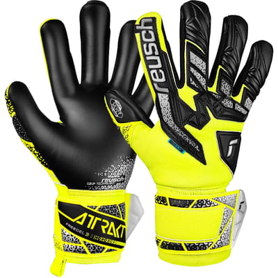 Reusch Attrakt Freegel Silver Yellow Silver - Keepershandschoenen - Maat 8