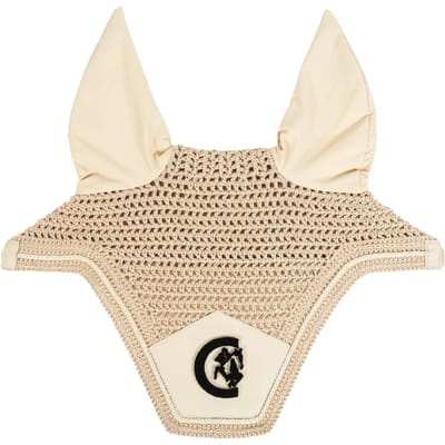 Kentucky Horsewear - Oornetje Wellington 3D Logo beige Full