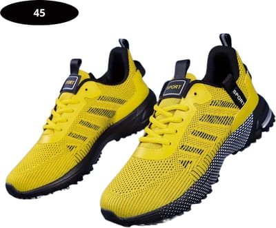 Bovista Tennisschoenen - Heren - Dames - Tenniskleding - Indoor - Outdoor - Geel - Maat 45