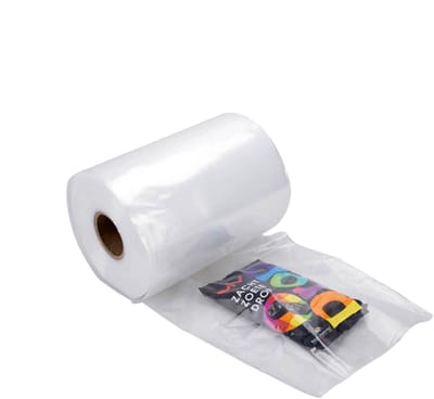Inpakr Buisfolie 1 rol - 8 cm x 675 m - 100 micron - Transparant - LDPE