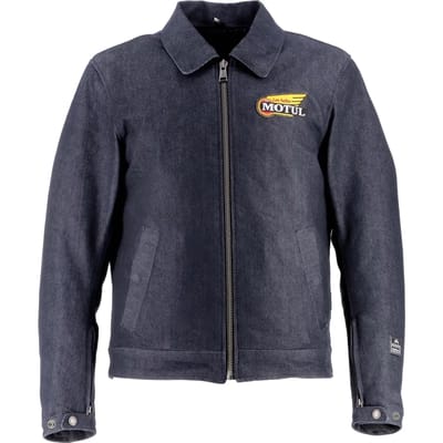 Versterkt katoenen canvas motorjack Helstons Mecanic (Motul)