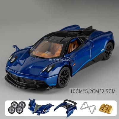 1:43 Pagani Zonda R Toyota Ae86 Auto's Speelgoedmodellen Legering Diecast Snelontgrendelende Motorkap Miniature Model Voor Kinderverjaardagscadeaus