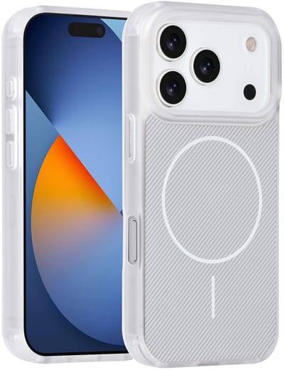 TUNIQ Back cover voor iPhone 17 Pro - MagSafe - Antishock - Wit