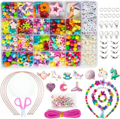 ApexArte® Armbandjes Maken Meisjes - Knutselkoffer - Kinderspeelgoed