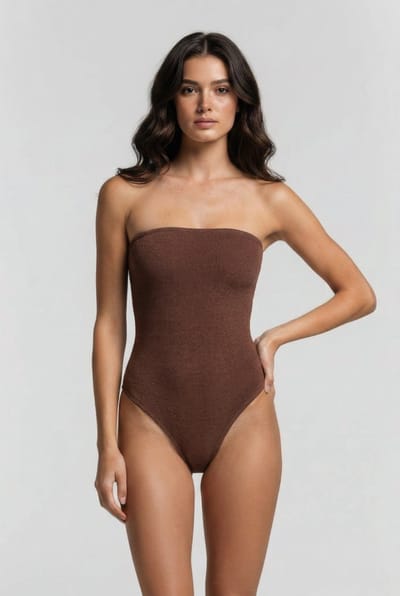 & Other Stories Ariana Swimsuit Brown Maat: 32 | Badpakken Outlet | Dames | Bruin