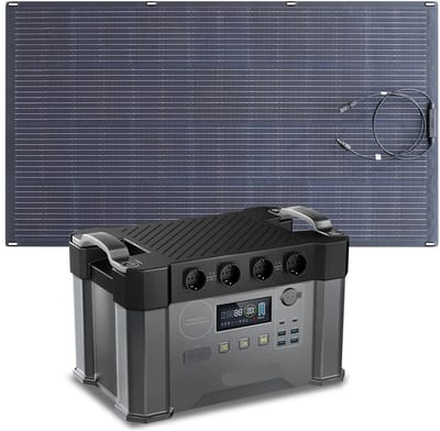 2000W Powerstation – Draagbare Accupack – Mobiele Stroomvoorziening – Energiecentrale – Noodstroom – 1500Wh Capaciteit – Snelle Oplaadtijd