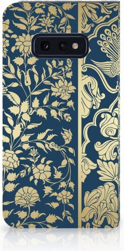 Samsung Galaxy S10e Smart Cover Beige Flowers
