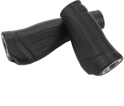 Dailygoods- Fietsgrepen Antislip - Kunststof - Ergonomisch Ontwerp - Vouwfiets/Mountainbike - Inclusief Lange/Korte Lengtes - Stevige Grip - Fietshandvatten
