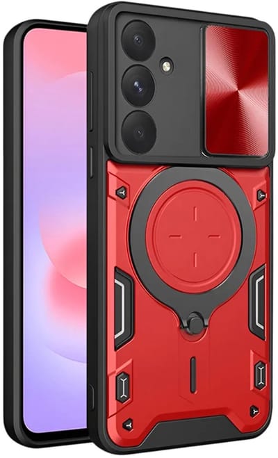 Hoesje geschikt voor Samsung Galaxy A37 - Techsuit CamGuard Pro Back Cover - Rood