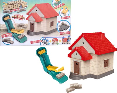 Zandhuis maken set - Voor kinderen - Speelset - Creatief - Magisch Zand - Uren speelplezier