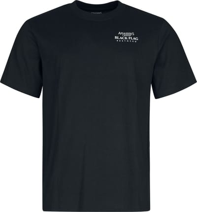 Assassin's Creed - Gaming Oversized T-shirt - Black Flag Resynced - Kenway - S tot XL - voor Mannen - zwart