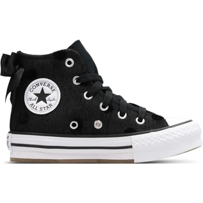 Converse CTAS Peuterschoenen - Zwart - Maat 35 - Poly Fleece