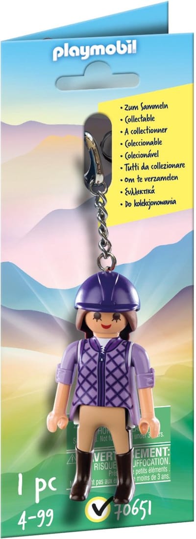 PLAYMOBIL Sleutelhanger ruiter - 70651