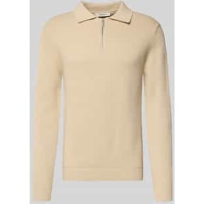 Regular fit gebreide pullover van biologisch katoen, model 'DANE'