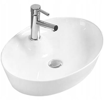 Mexen Aida opzetwastafel 55 x 40 cm, wit - 21205500