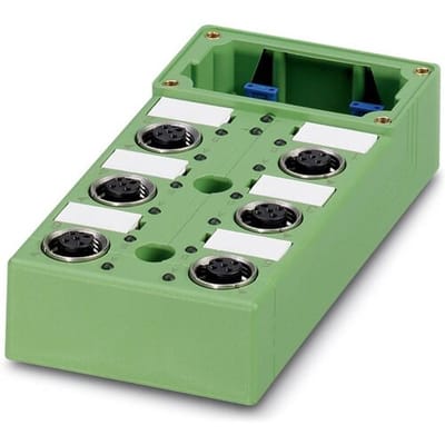 Phoenix Contact SACB-6/12-L-C GG SCO 1516755 Passieve sensor/actorbox M12-verdeler met metalen schroefdraad 1 stuk(s) Piece