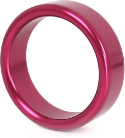 Kiotos - Aluminium Lichtgewicht Cockring - Bordeauxrood 40 mm