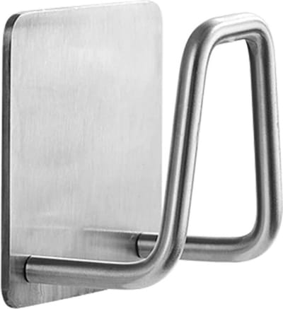 Sponshouder - Handdoekhouder - Vaatdoekhouder - Wandhaak -  Waterbestendig- Zelfklevend - 2 Stuks